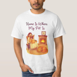 Gemütlicher Abend an der Feuerstelle Vintages T-Sh T-Shirt