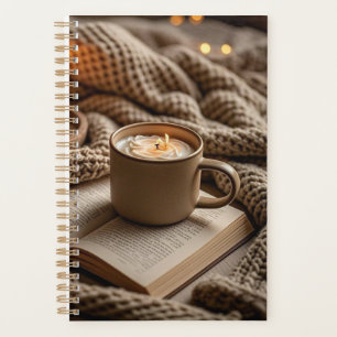 Gemütlicher Abend mit Kerzen und Decken Planer