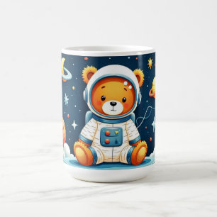 Gemütlicher Astronaut-Teddy-Becher Kaffeetasse
