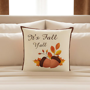 Gemütlicher Bauernhof Ernteakzent mit Acorns Kissen