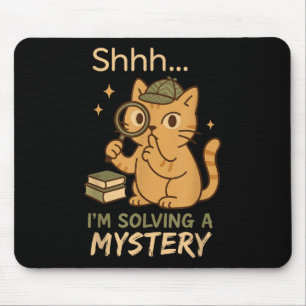 Gemütlicher Crime Club Mystery Reader bucht ein Ge Mousepad