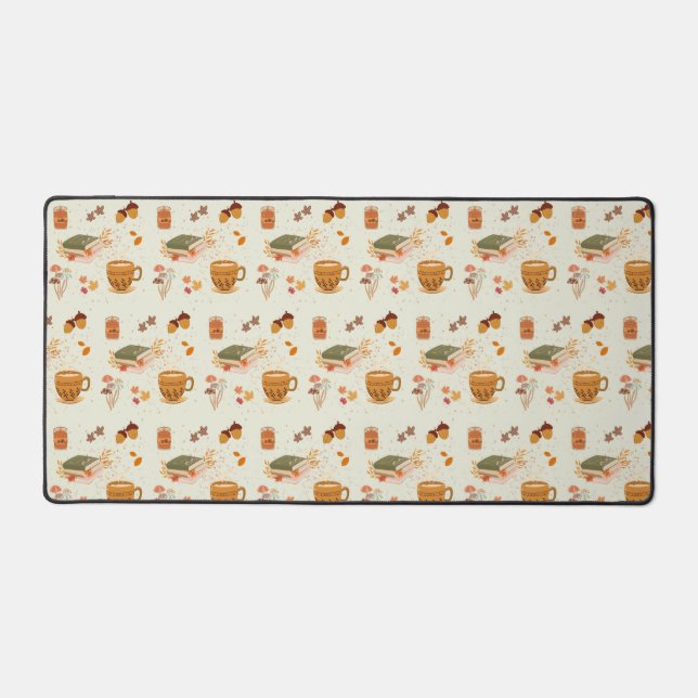 Gemütlicher Fall Schreibtischunterlage (Vorderseite)