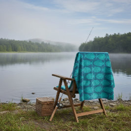 Gemütlicher Fischfang Fleece Blanket für Fischer