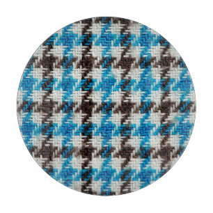 Gemütlicher Flanellstoff, texturaler Hintergrund. Schneidebrett