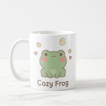 Gemütlicher Frosch-Becher | Süße Kawaii-Frosch-Tas