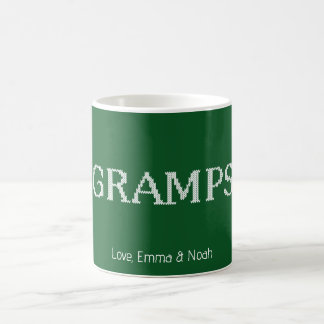 Gemütlicher gestrickter GRAMPS Weihnachten Kaffeetasse