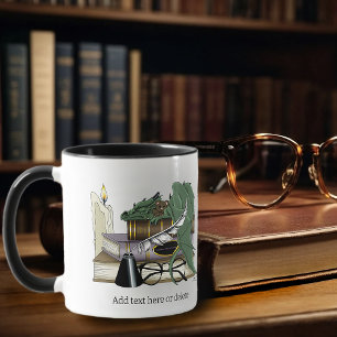 Gemütlicher Grüner Whimsicaler Schlafender Drache  Tasse