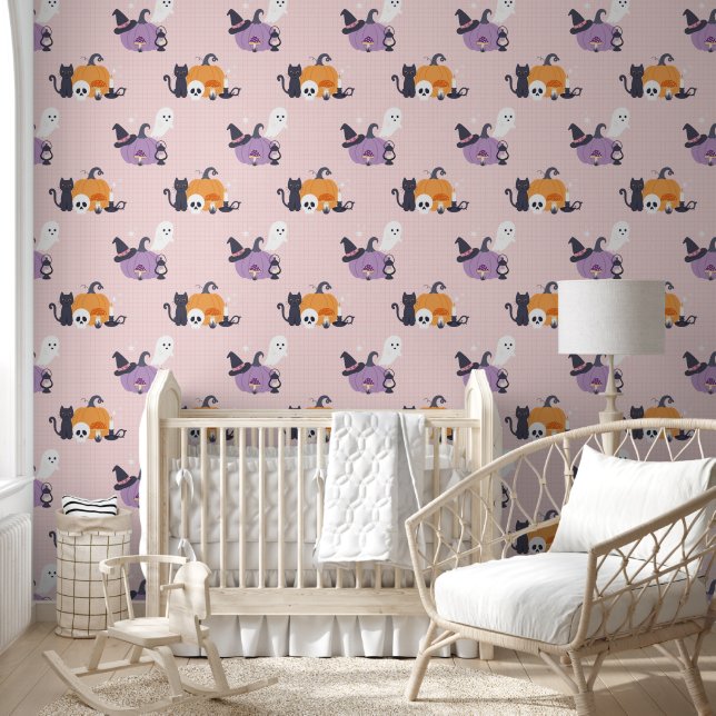 Gemütlicher Halloween Charm Tapete (Kinder)