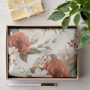 Gemütlicher Herbst florale Prinzessin Digitale Kun Seidenpapier