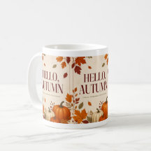 Gemütlicher Herbstbecher | Hallo Herbst-Kürbis & B