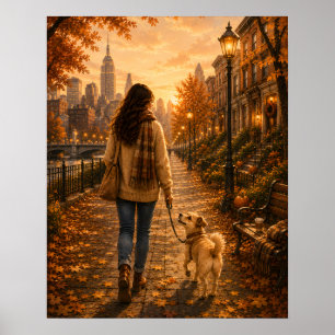 Gemütlicher Herbstspaziergang mit meiner besten Fr Poster