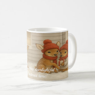 Gemütlicher Hirsch-Becher für Weihnachtsliebhaber Kaffeetasse