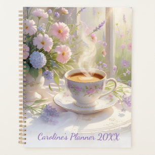Gemütlicher Hütte Kaffee & Wildblumen ・ Rustikaler Planer