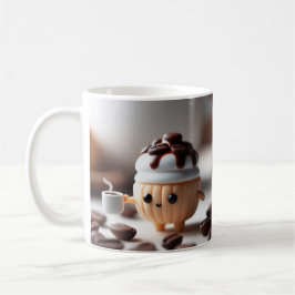 Gemütlicher Kaffee mit einer süßen Drehung Tasse/K Kaffeetasse