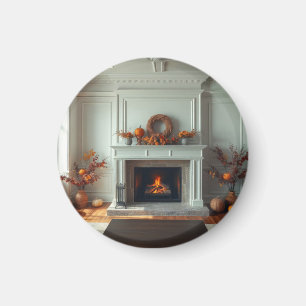 Gemütlicher Kamin Magnet
