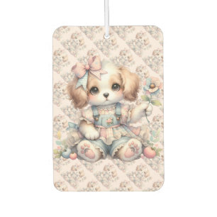 Gemütlicher Kawaii Cottagecore Farmcore Welpen-Sti Autolufterfrischer