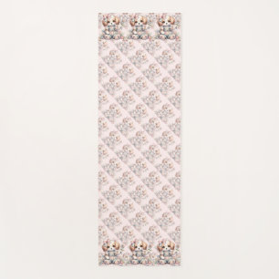 Gemütlicher Kawaii Cottagecore Farmcore Welpen Sti Yogamatte