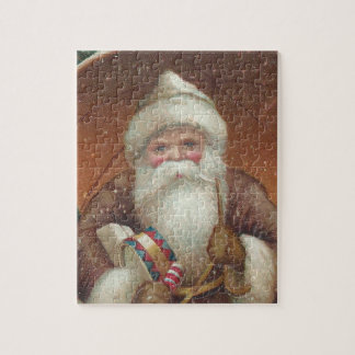 Gemütlicher ländlicher Vintage-Weihnachtsmann rust