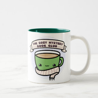 Gemütlicher Mystery Book Club Zweifarbige Tasse