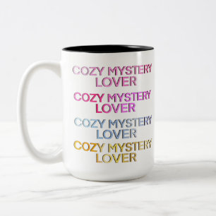 Gemütlicher Mystery Reader Zweifarbige Tasse