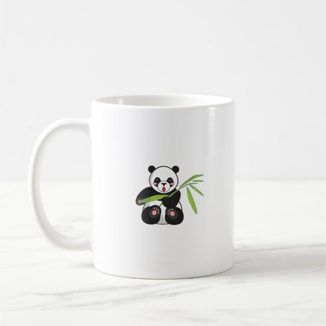 Gemütlicher Panda-Becher Kaffeetasse (Links)