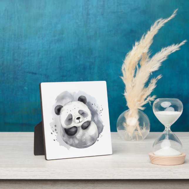 Gemütlicher Panda Fotoplatte (InSitu)