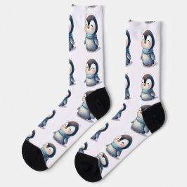 Gemütlicher Penguin - Crew Socken