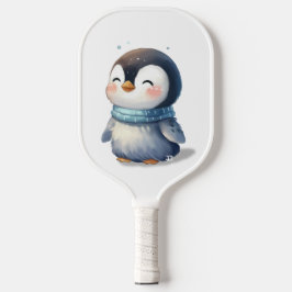 Gemütlicher Pinguin-Baby Pickleball Schläger
