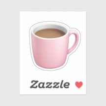 Gemütlicher Pink Tasse Emoji