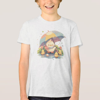 Gemütlicher Regentag - Niedliche Jäger unter Schir Tri-Blend Shirt