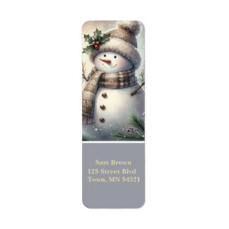 Gemütlicher Schneemann-Weihnachten Benutzerdefinie