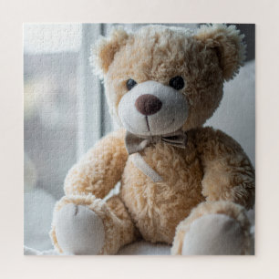 Gemütlicher Sitzender Teddybär