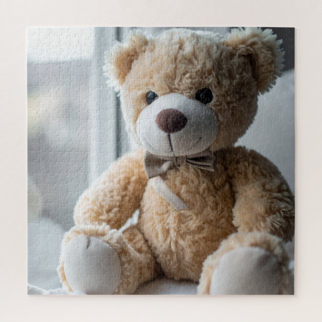 Gemütlicher Sitzender Teddybär (Vertikal)