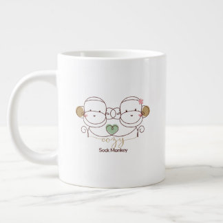Gemütlicher Sockenaffe  Jumbo-Tasse