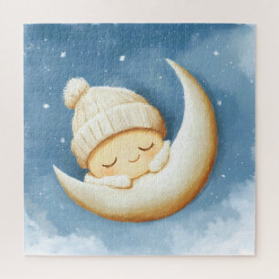 Gemütlicher Strick Nickerchen Cresent Moon
