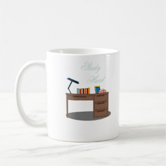 Gemütlicher Studier-Schreibtisch-Mug Kaffeetasse
