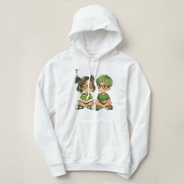 Gemütlicher T - Shirt Hoodie - Komfort trifft Stil (Design vorne)