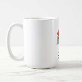 Gemütlicher und komfortabler Cat Orange Scarf Wint Kaffeetasse