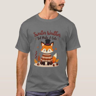 Gemütlicher und Niedlicher Fox im Herbst Pullover