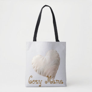 Gemütlicher, weicher Herz-Minimalist-Mama-Wurf Tasche