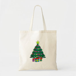Gemütlicher Weihnachtsbaum Tragetasche