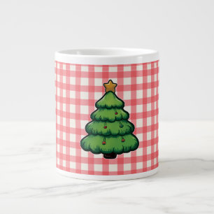 Gemütlicher Weihnachtsbecher Jumbo-Tasse