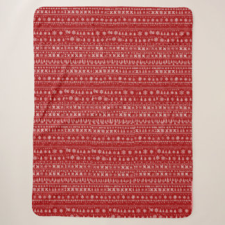 Gemütlicher Weihnachtscheer Sherpa Blanket Sherpadecke