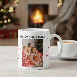 Gemütlicher Weihnachtsliebesbecher Jumbo-Tasse