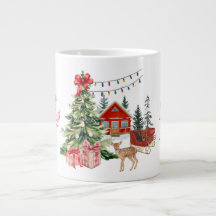 Gemütlicher Weihnachtsmorgen-Becher – Festlicher F