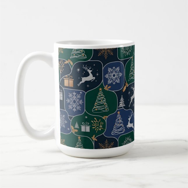 Gemütlicher Weihnachtszauber Kaffeetasse (Links)