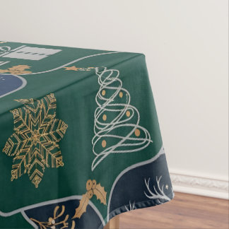 Gemütlicher Weihnachtszauber Tischdecke