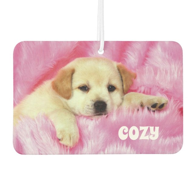 Gemütlicher Welppy Air Freshener Autolufterfrischer (Vorderseite)