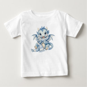Gemütlicher Winter-Baby-Drache-Schal-Kinderzimmer- Baby T-shirt