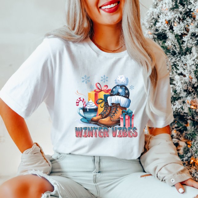 Gemütlicher Winter Vibes T - Shirt (Von Creator hochgeladen)